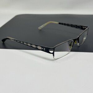 Helium Paris 4161 Eyeglasses Frames Half Rim Womens Onyx  50-18-135